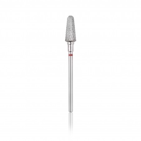 Cone Tungsten Rouge Ø6mm L14mm - retrait Gel Acrygel Acrylique